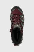 Черевики Salomon X Ultra Pioneer Mid GTX жіночі колір бордовий Черевики Salomon X Ultra Pioneer Mid GTX жіночі колір бордовий
