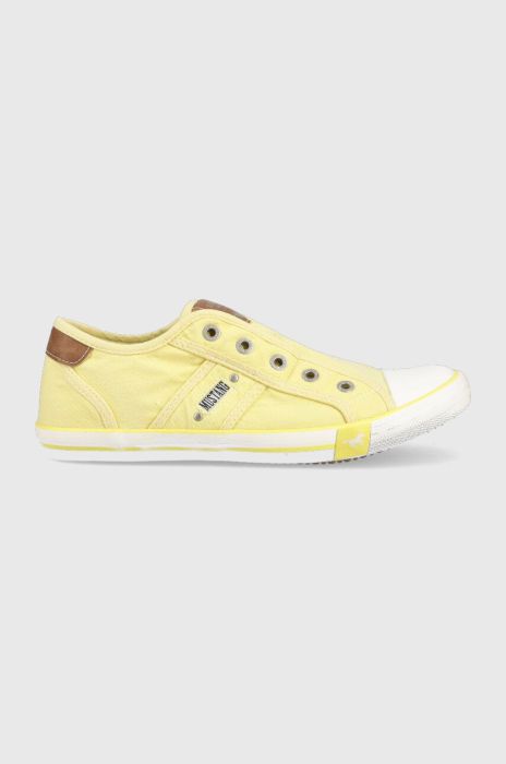 Кеди Mustang жіночі колір жовтий 1099409