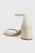 Шкіряні сандалі Steve Madden Low tide колір бежевий SM19000023