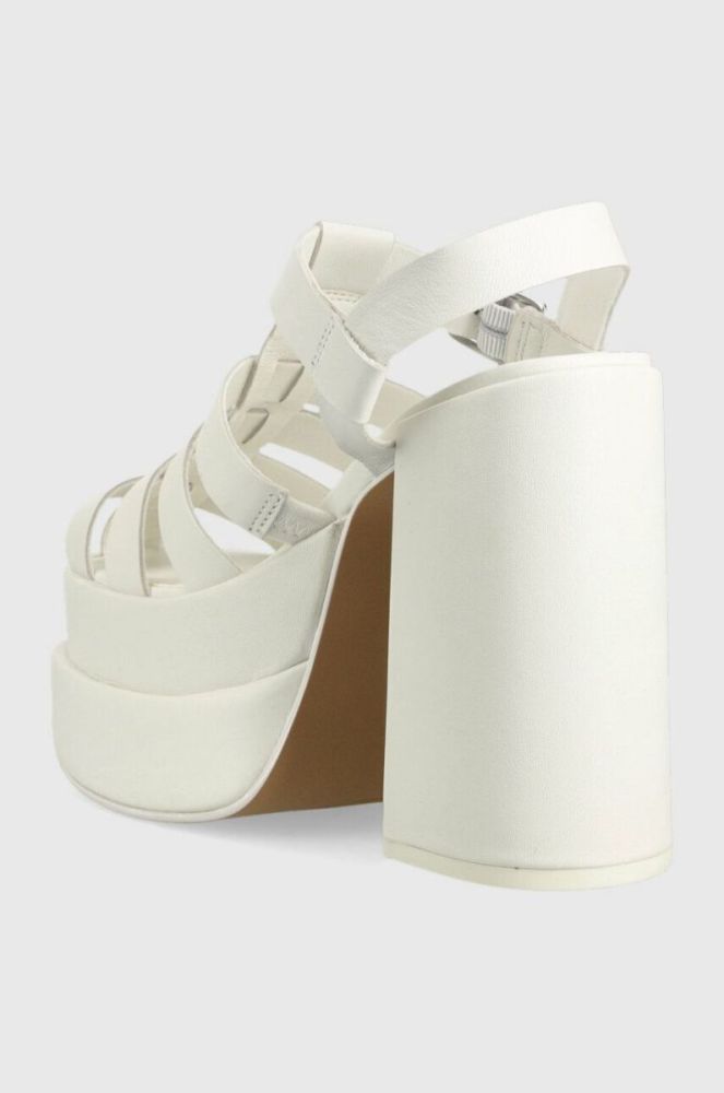 Шкіряні сандалі Steve Madden Carlita колір білий SM11002385 фото 3