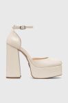 Туфлі Steve Madden Tamy колір бежевий каблук блок Туфлі Steve Madden Tamy колір бежевий каблук блок