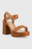 Шкіряні сандалі Steve Madden Freefall колір коричневий SM11002471