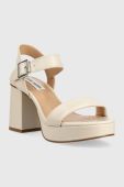 Шкіряні сандалі Steve Madden Freefall колір бежевий SM11002471