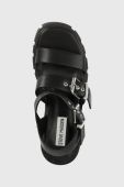 Сандалі Steve Madden Locate жіночі колір чорний каблук блок SM11002525