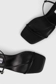 Шкіряні сандалі Steve Madden Kari колір чорний SM11002528