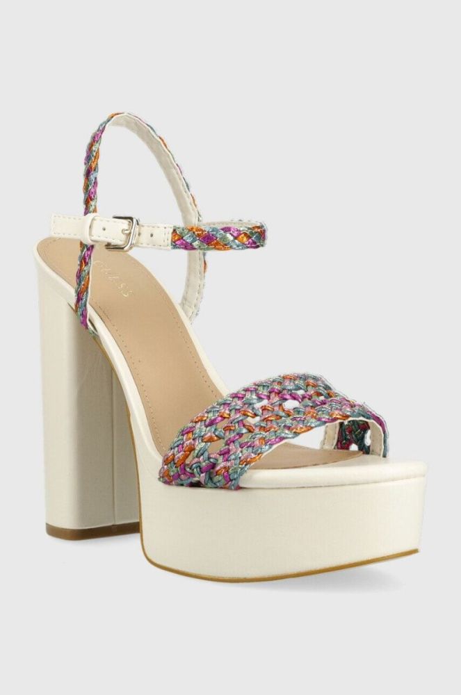 Сандалі Guess GABELLE2 колір бежевий FL6G2L ELE03 фото 2
