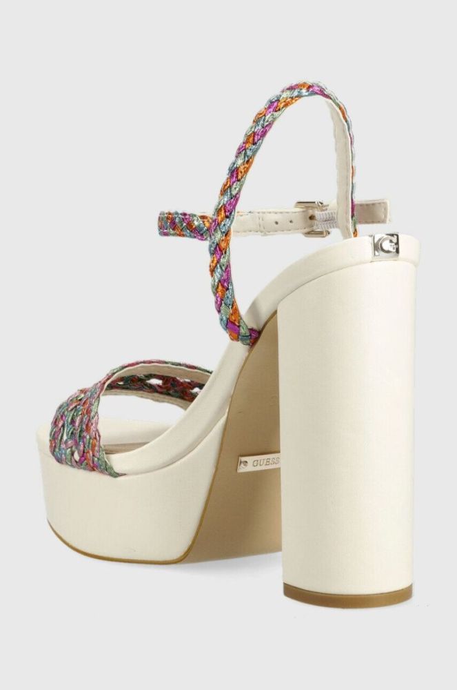 Сандалі Guess GABELLE2 колір бежевий FL6G2L ELE03 фото 3