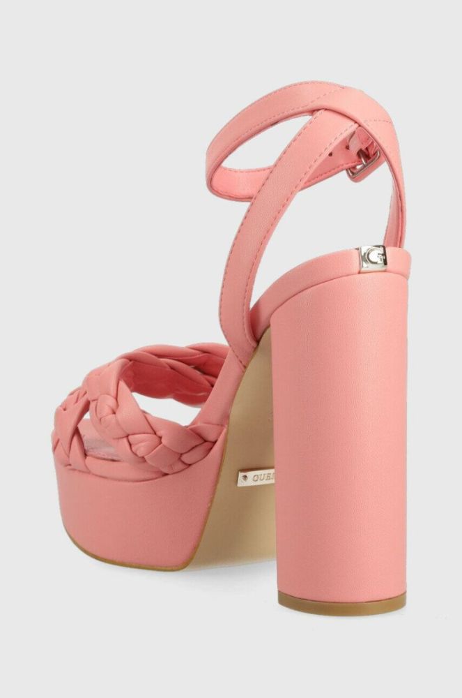 Сандалі Guess GABIRA колір рожевий FL6GBR ELE03 фото 3