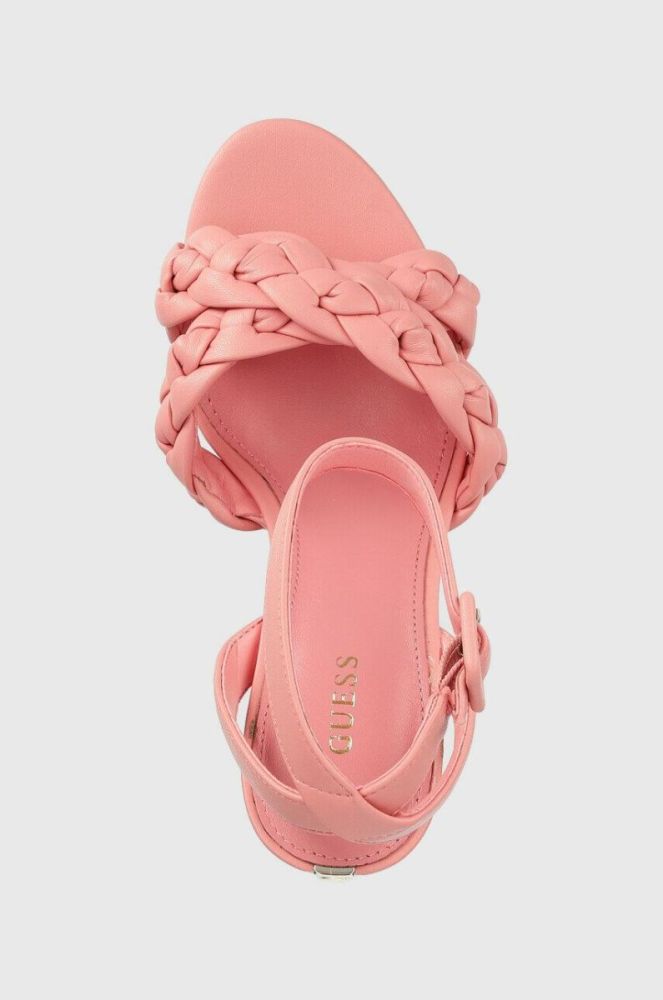 Сандалі Guess GABIRA колір рожевий FL6GBR ELE03 фото 4