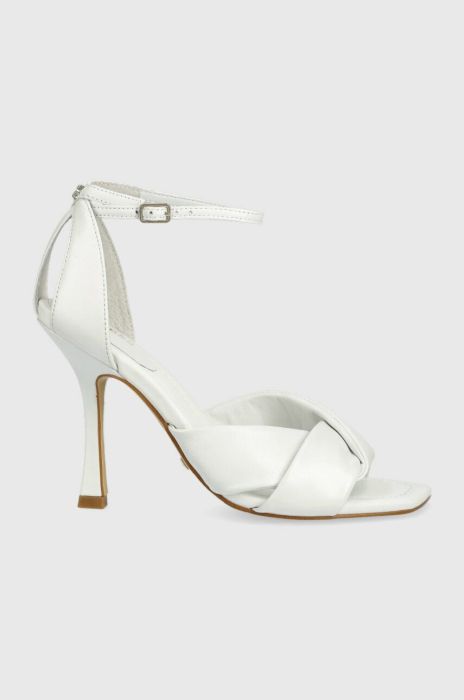 Шкіряні сандалі Guess HYSON колір білий FL6HYS LEA03