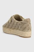 Еспадрилі Guess MALEE колір бежевий на платформі FL6MLE FAL14