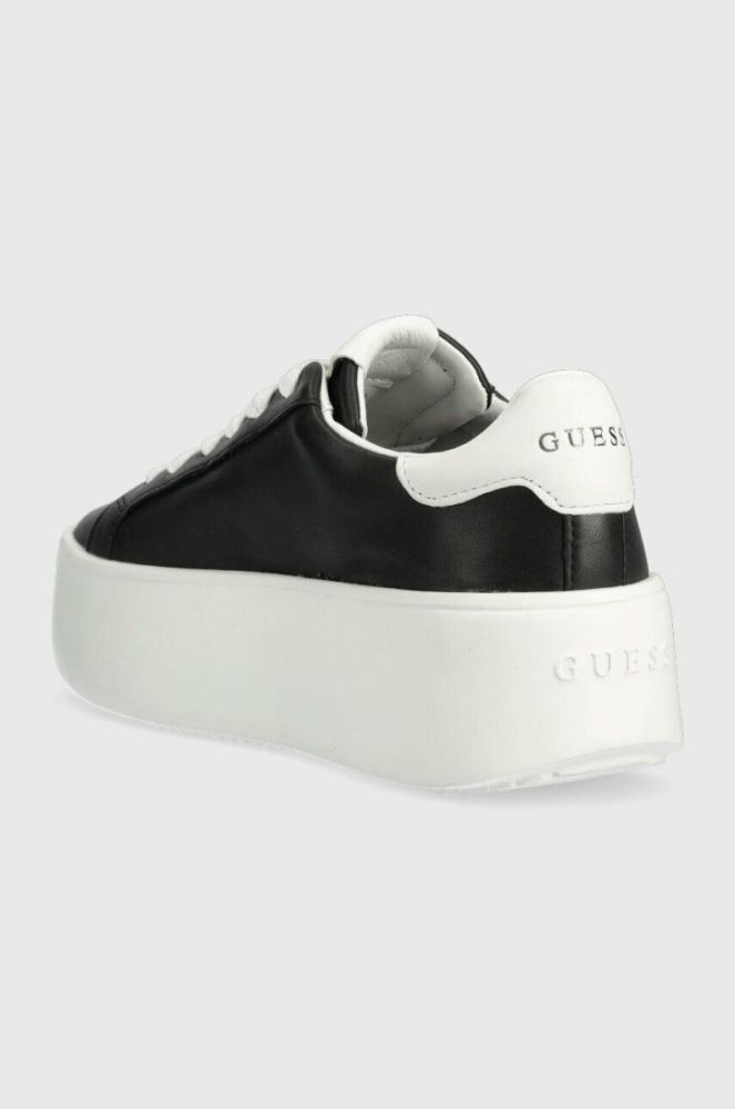 Шкіряні кросівки Guess MARILYN колір чорний FL6MRI LEA12 фото 3