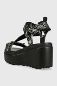Сандалі Guess OCILIA2 жіночі колір чорний на платформі