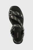 Сандалі Guess OCILIA2 жіночі колір чорний на платформі