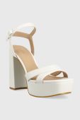 Сандалі Guess ZELINE колір білий FL6ZLE ELE03