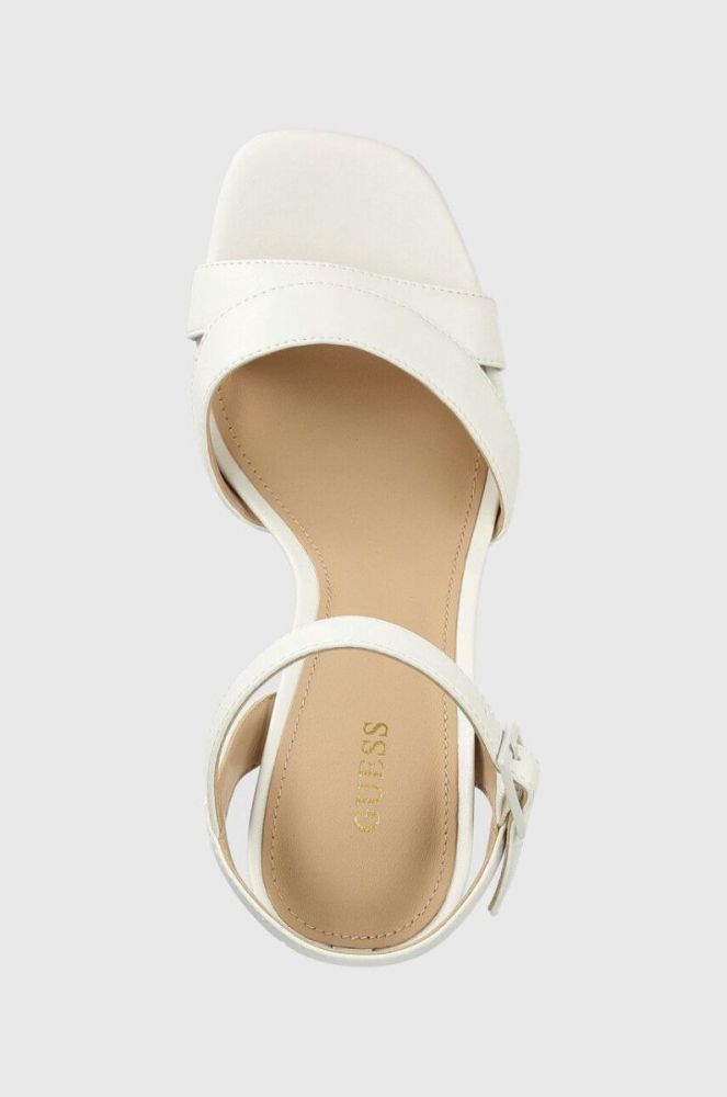 Сандалі Guess ZELINE колір білий FL6ZLE ELE03 фото 4