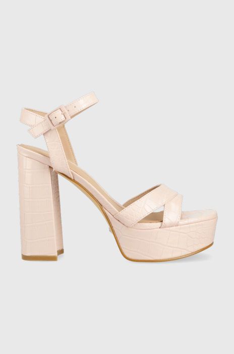 Сандалі Guess ZELINA колір рожевий FL6ZLI PEL03