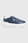 Шкіряні кросівки U.S. Polo Assn. ARTIDE ARTIDE001D колір блакитний Шкіряні кросівки U.S. Polo Assn. ARTIDE ARTIDE001D колір блакитний