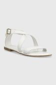 Шкіряні сандалі U.S. Polo Assn. LINDA жіночі колір білий LINDA001D