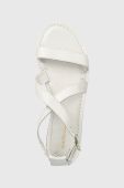 Шкіряні сандалі U.S. Polo Assn. LINDA жіночі колір білий LINDA001D
