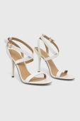 Шкіряні сандалі MICHAEL Michael Kors Asha колір білий 40S3ASHS1L