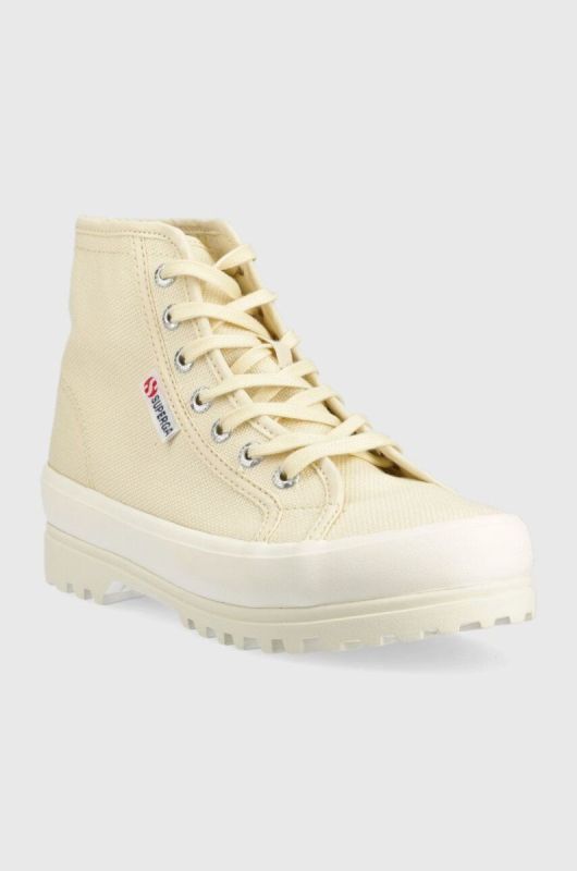 Кеди Superga 2341 ALPINA жіночі колір бежевий S00GXG0 фото 2