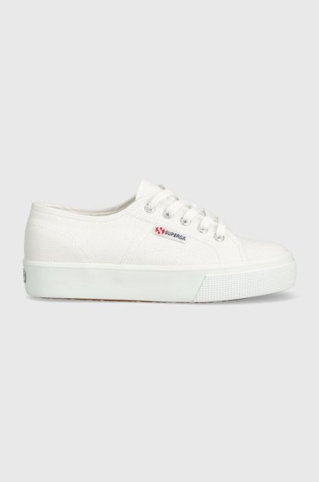 Кеди Superga 2730 MID PLATFORM жіночі колір білий S2127IW