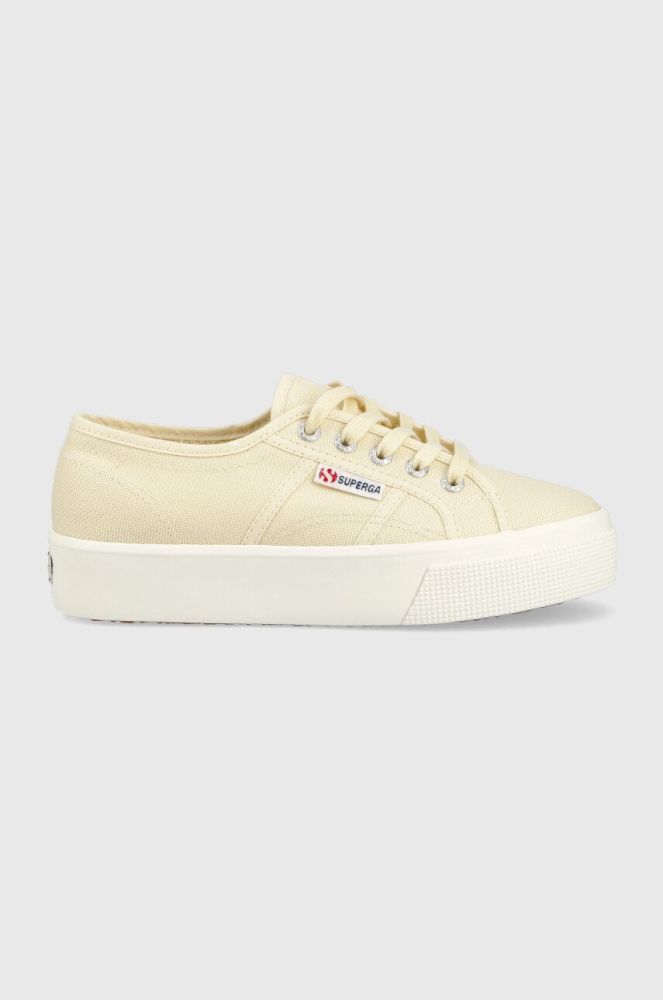 Кеди Superga 2730 MID PLATFORM жіночі колір бежевий S2127IW