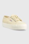 Кеди Superga 2730 MID PLATFORM жіночі колір бежевий S2127IW