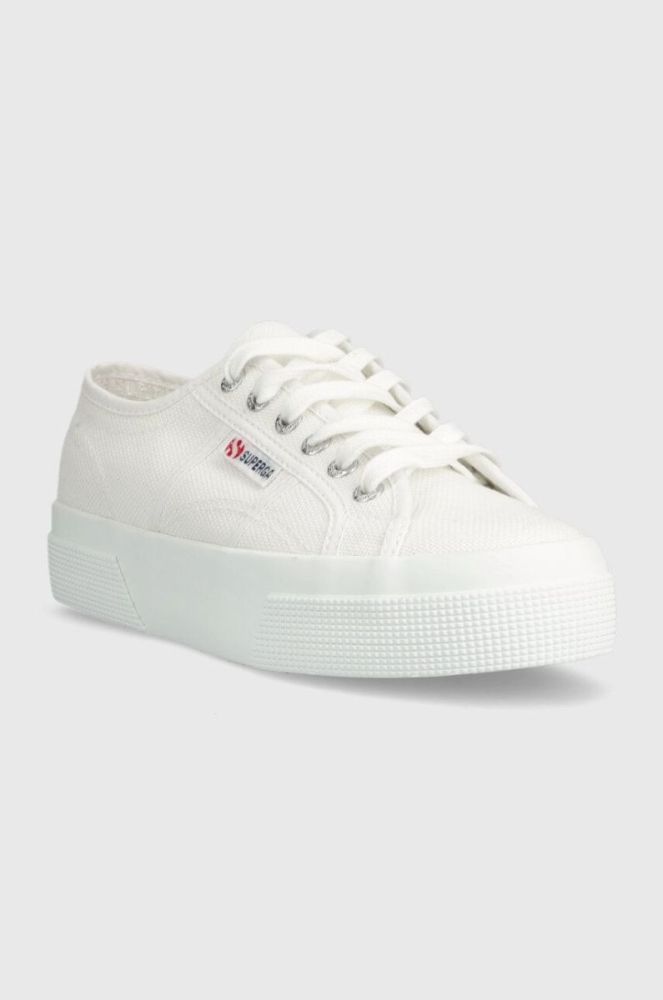 Кеди Superga 2740 PLATFORM жіночі колір білий S21384W фото 2