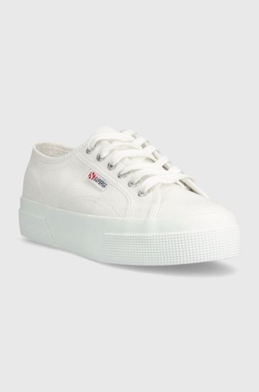 Кеди Superga 2740 PLATFORM жіночі колір білий S21384W фото 2