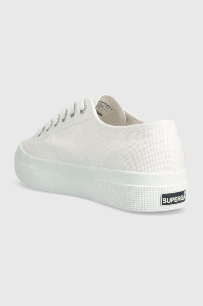 Кеди Superga 2740 PLATFORM жіночі колір білий S21384W фото 3