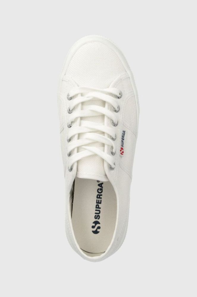 Кеди Superga 2740 PLATFORM жіночі колір білий S21384W фото 4