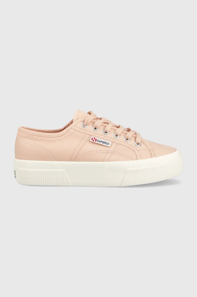 Кеди Superga 2740 PLATFORM жіночі колір рожевий S21384W