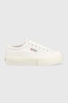 Кеди Superga 2631 STRIPE PLATFORM жіночі колір білий S5111SW
