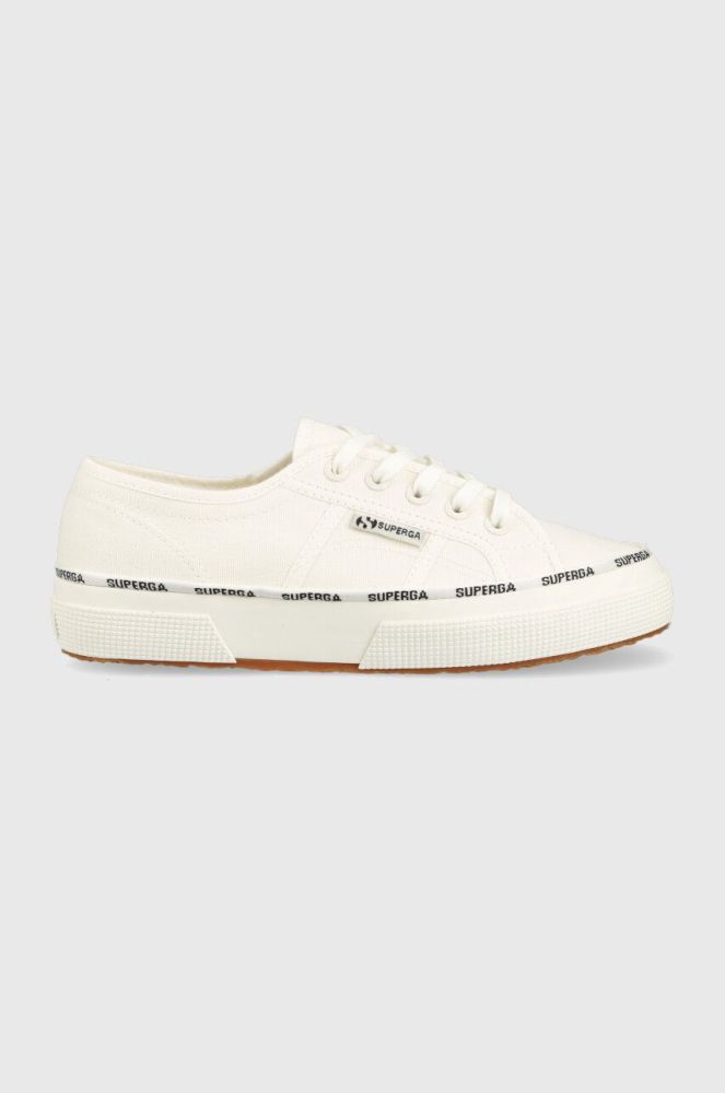 Кеди Superga 2750 LOGO PIPING жіночі колір білий S7125NW