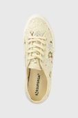Кеди Superga 2750 MACRAME жіночі колір бежевий S81219W