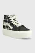 Кеди Vans SK8-Hi Tapered Stackform жіночі колір сірий VN0A5JMKBMA1 VN0A5JMKBMA1-BLACK