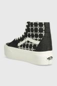 Кеди Vans SK8-Hi Tapered Stackform жіночі колір сірий VN0A5JMKBMA1 VN0A5JMKBMA1-BLACK