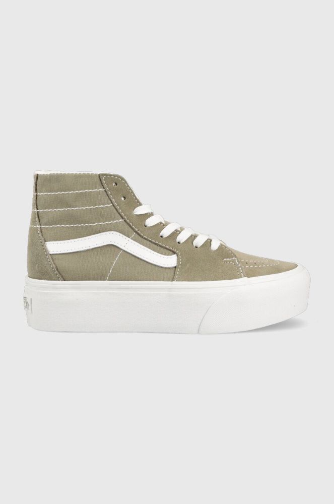 Кеди Vans SK8-Hi Tapered Stackform жіночі колір зелений VN0A5JMKBLV1