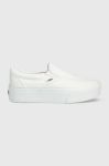 Кеди Vans Classic Slip-On Stackform жіночі колір білий VN0A7Q5RW001 VN0A7Q5RW001-WHITE
