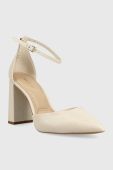 Шкіряні туфлі Aldo Millgate колір бежевий каблук блок 13571643.Millgate