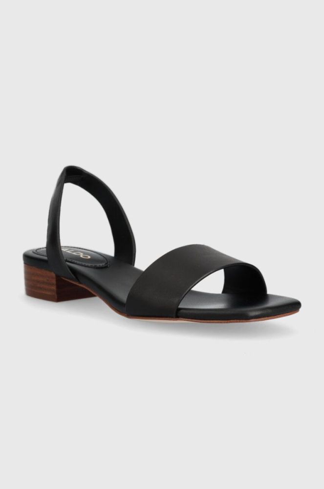 Шкіряні сандалі Aldo Dorenna жіночі колір чорний 13578728.Dorenna фото 2