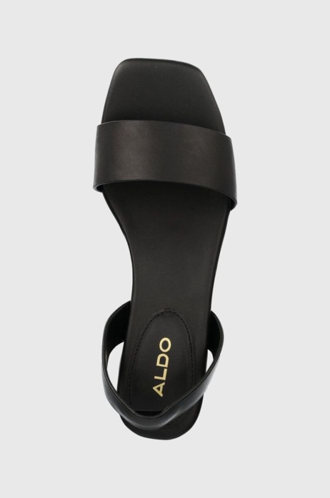 Шкіряні сандалі Aldo Dorenna жіночі колір чорний 13578728.Dorenna фото 4