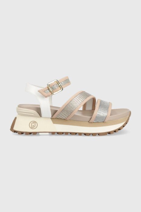 Сандалі Liu Jo MAXI WONDER 15 жіночі колір бежевий на платформі BA3159EX135S1632