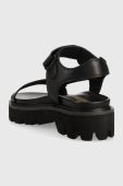 Шкіряні сандалі Blauer Elsie жіночі колір чорний на платформі S3ELSIE07