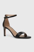 Шкіряні сандалі BOSS Jane колір чорний 50493027