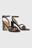 Шкіряні сандалі BOSS Mandy Ch.Sandal 90-N колір чорний 50493063