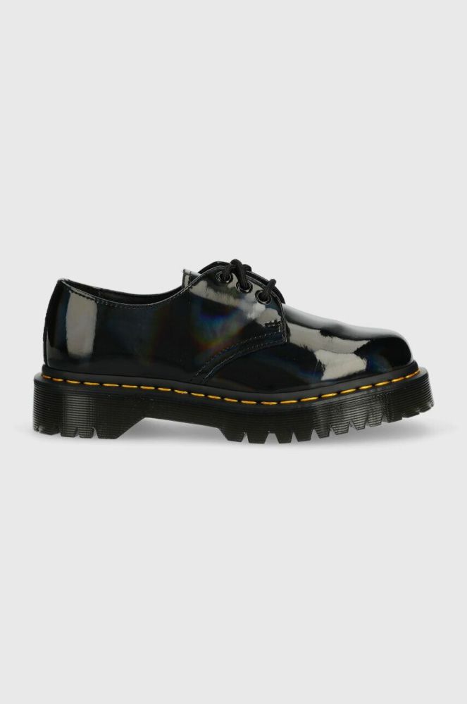 Шкіряні туфлі Dr. Martens 1461 Bex жіночі колір чорний на плоскому ходу DM30563001 DM30563001-Black