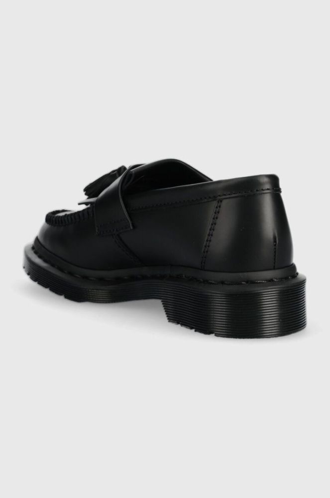 Шкіряні мокасини Dr. Martens Adrian Mono жіночі колір чорний на плоскому ходу DM30637001 фото 3
